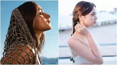 Revisiting Viral Cannes Looks of Indian Celebrities: Purple Lips to Gucci Saree