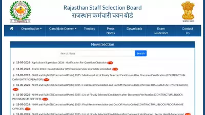 RSSB Revises 2026 Exam Calendar: Supervisor Women Exam Rescheduled to July 24