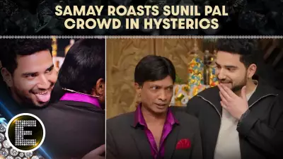 Samay Raina Roasts Sunil Pal on Kapil Show, Audience in Hysterics