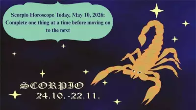 Scorpio Horoscope Today: Hard Work and Tension, but Social Side Opens Up