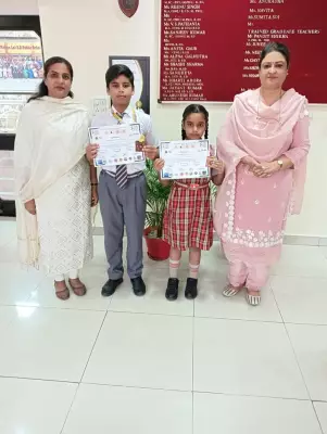 Shivam and Mannat Secure Third Position in Traditional Yoga Competition