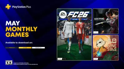 Sony Announces Three Free PS Plus Games for May 2026