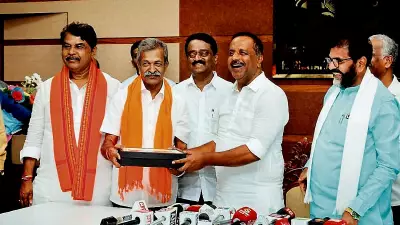 Speaker U T Khader Administers Oath to BJP's D N Jeevaraj as New MLA