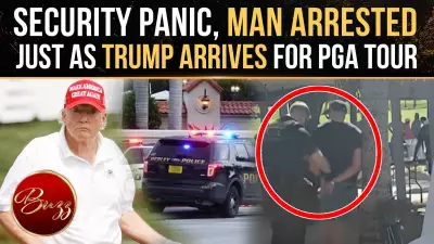 Tension High as Protester Cuffed at Trump Golf Resort Ahead of PGA Appearance