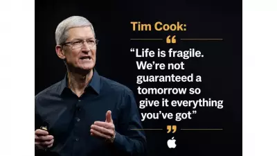 Tim Cook's 'Life Is Fragile' Quote Resonates as CEO Prepares to Step Down