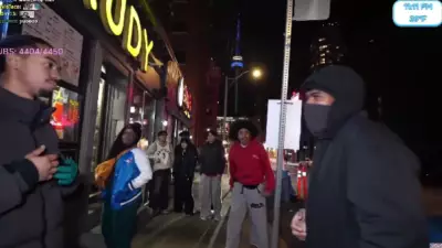 Toronto Livestream Brawl: Streamers Arky and Yugi in Street Fight
