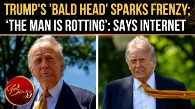 Trump's Bald Spot Exposed by Wind: Viral Hair Mishap Sparks Frenzy