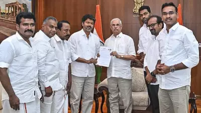 TVK Chief Vijay Meets Tamil Nadu Governor, Stakes Claim to Form Government