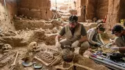 12 Skeletons and a Chalice Found in Petra's Treasury Tomb