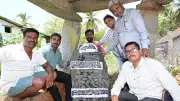 12th-Century Hoysala Hero Stone Discovered in Karnataka Farm