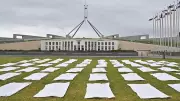 66 Body Bags on Parliament Lawn Protest Australia's Daily Tobacco Deaths