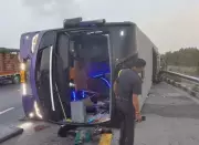 7 Killed, 25 Injured as Bus Overturns on Lucknow-Agra Expressway in Unnao