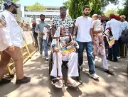 99-Year-Old in Wheelchair Pleads with Ludhiana Police to Find Missing Grandson