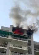 AC Blast Sparks Fire in Ghaziabad Flat, No Injuries Reported