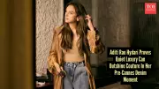 Aditi Rao Hydari's Denim Airport Look at Cannes Exudes Red Carpet Royalty