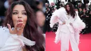 Aishwarya Rai Bachchan Stuns in White Roses at Cannes 2026