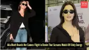 Alia Bhatt Stuns in Denim at Airport Ahead of Cannes Film Festival Debut