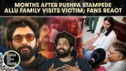 Allu Arjun's wife Sneha Reddy and father visit Pushpa stampede victim Sritej