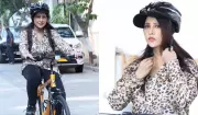 Amruta Fadnavis Switches to Bicycle to Save Fuel in Maharashtra