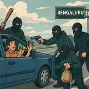 Armed Gang Robs Rs 26 Lakh on Bengaluru-Mysuru Highway Near Mandya