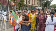 BJP Hails Mother Kali's Blessings as It Nears 200 Seats in West Bengal 2026