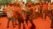 BJP Karnataka Celebrates West Bengal Win with 'Jhalmuri' Table