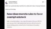 CBSE Tender Process Questioned by Class 12 Student's Viral Blog