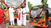 Chennai Devotee Donates Electric Bus to TTD in Andhra Pradesh