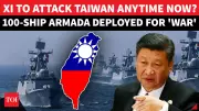 China Deploys Over 100 Ships to Surround Taiwan Amid US-Iran War Concerns