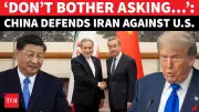 China Rejects US Calls to Pressure Iran Over Strait of Hormuz Blockade