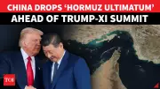 China Signals Hormuz Blockade to Dominate Talks Ahead of Trump's Beijing Visit