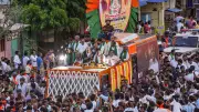 Chitradurga Turns Saffron for Yediyurappa's Abhimanotsava