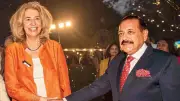 Dutch King's Day celebrated at ambassador's residence with Van Gogh theme