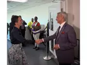 EAM Jaishankar Begins First Visit to Jamaica, Arrives in Kingston