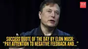 Elon Musk on Why Negative Feedback from Friends Fuels Success