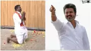 Fan Breaks Down Outside Vijay's Home After Security Withdrawal, Kamal Haasan Supports TVK