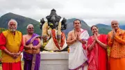 First Lord Ganesha Idol in Latin America Receives Pran Pratishtha in Brazil