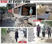 Ghaziabad's Dug-Up Roads Turn Hazardous for Elderly Residents