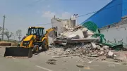 GMDA Demolishes Illegal Property Linked to Land Mafia in Gurgaon