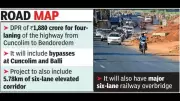 Goa's NH-66 Four-Laning from Cuncolim to Bendoredem Gets Rs 1,880 Cr Nod
