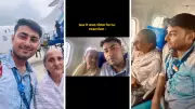 Grandson Takes 84-Year-Old Grandmother on Her First Flight, Video Wins Hearts