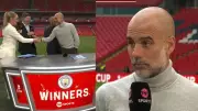 Guardiola Walks Out of Interview After FA Cup Win Exit Question