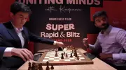 Gukesh Beats Sindarov in GCT Rapid, Celebrates with Fist Pump