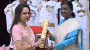 Hema Malini Receives Padma Vibhushan for Late Husband Dharmendra