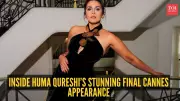 Huma Qureshi Closes Cannes 2026 in Stunning Black Velvet Gown