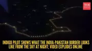 IndiGo Pilot's Rare Cockpit Video Shows Glowing India-Pakistan Border at Night