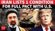 Iran Rules Out Peace Deal With Trump If Frozen Assets Not Released