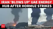 Iranian Drone Strike Causes Massive Fire at UAE's Fujairah Oil Hub