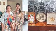 Isha Koppikar Curates Exhibition of Her Mother's Porcelain Art in Mumbai