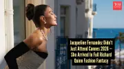 Jacqueline Fernandez Stuns at Cannes 2026 with Dramatic Bow Couture